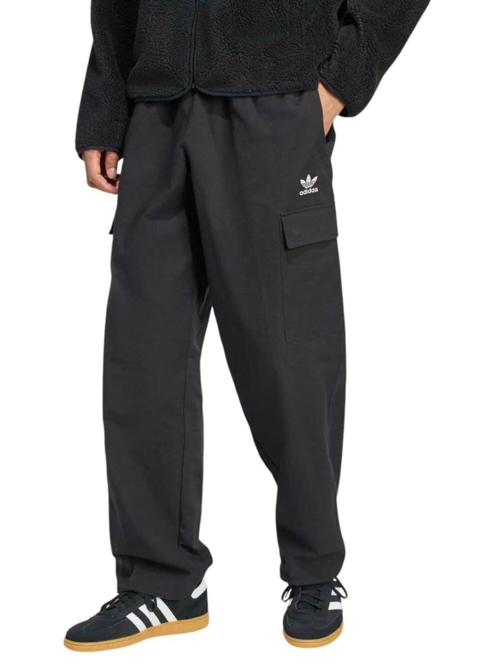 NWT Adidas Men's Trefoil Essentials Woven Cargo Pants Size Large